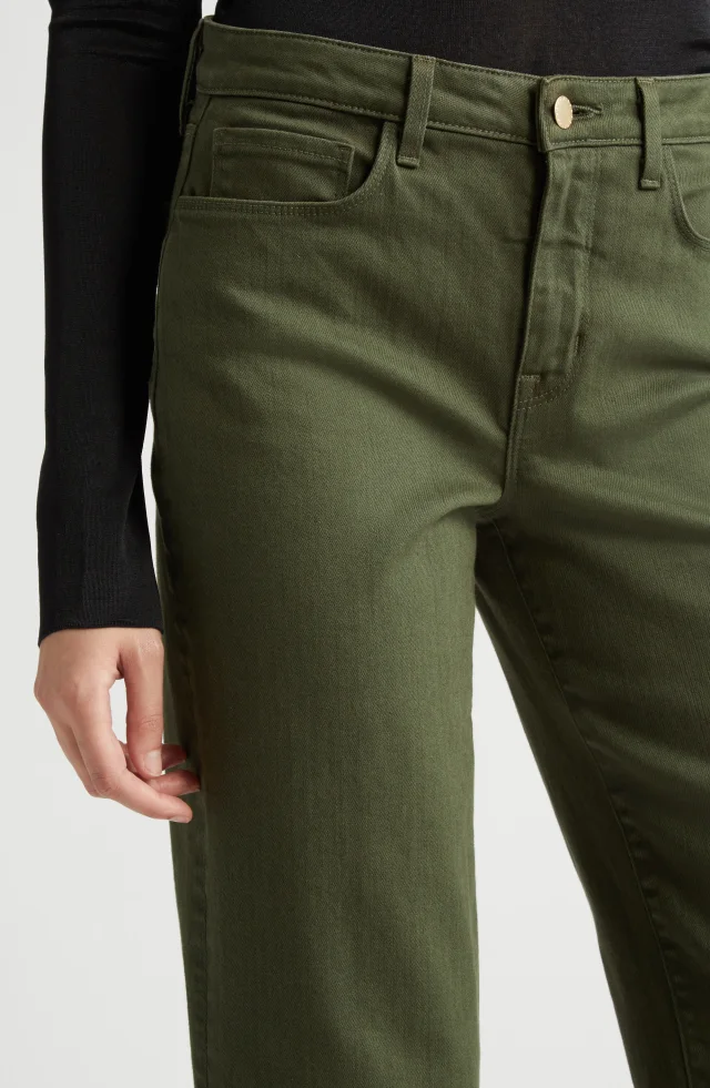 L'AGENCE Wanda High Waist Crop Wide Leg Jeans, photo 12 of 12 from Nordstrom Rack