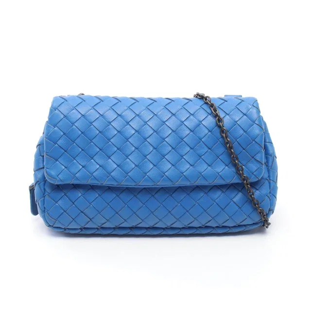 Bottega Veneta Intrecciato Leather Shoulder Bag in Woven leather from LuxUness
