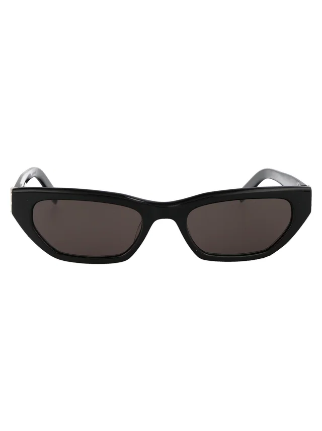 Saint Laurent Slm126 Sunglasses — Black Acetate in Black from HEWI
