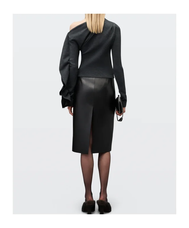 Alexander Wang off-shoulder ruffled sweater, photo 4 of 4 from SENSER