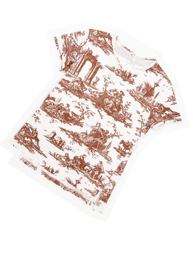 Vivienne Westwood S/ 1996 toile print t-shirt from James Veloria