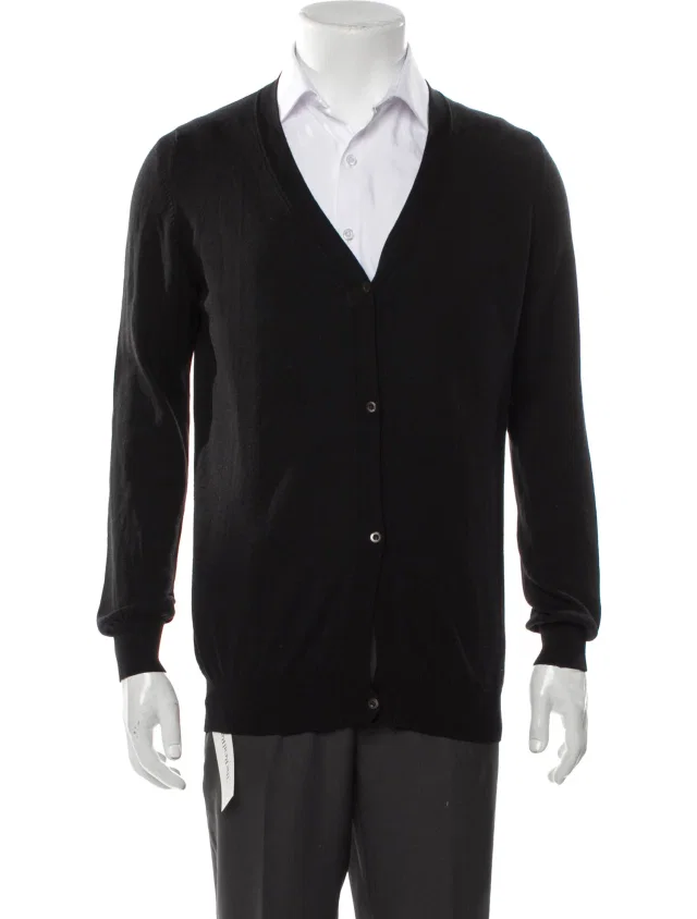 Prada Vintage 2008 Cardigan in black Wool from The RealReal