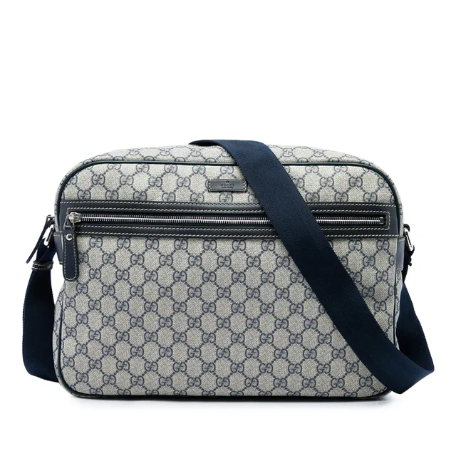 Beige Gucci GG Supreme Crossbody in Beige Coated canvas from Designer Revival, photo 1 of 1