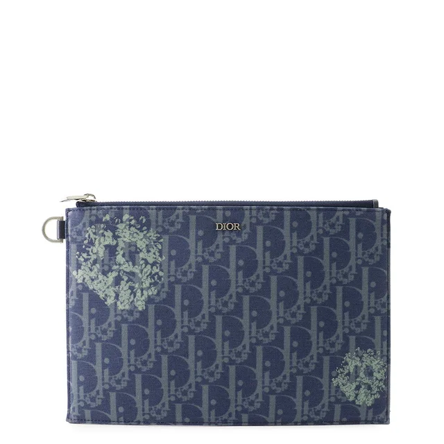 Dior Tears A5 Pouch Navy2ESCA338DDO-H560 Canvas in Canvas from GALLERY RARE