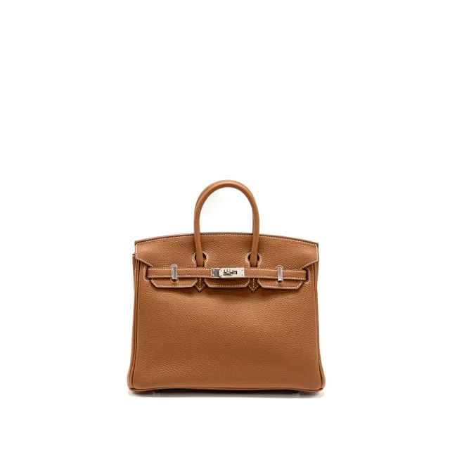 Hermès Birkin 25 Togo Gold SHW stamp B in Gold Togo leather from EMIER
