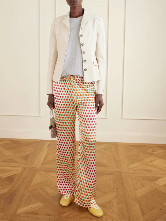 DRIES VAN NOTEN Leather sneakers in yellow 80% Leather 20% Various Materials, photo 4 of 6 from NET-A-PORTER (Canada)