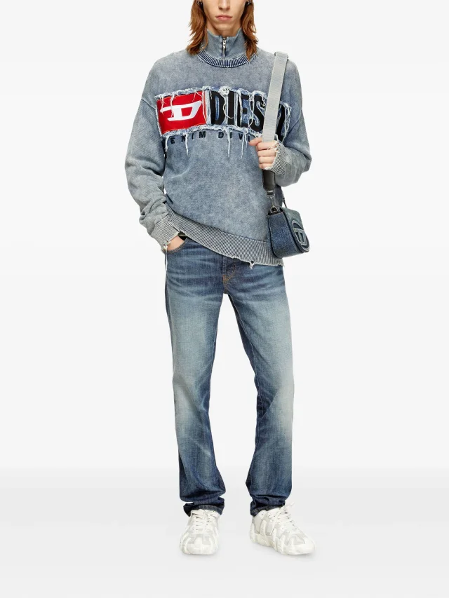 Diesel K-Fronzi logo-patch sweatshirt, photo 2 of 2 from FARFETCH