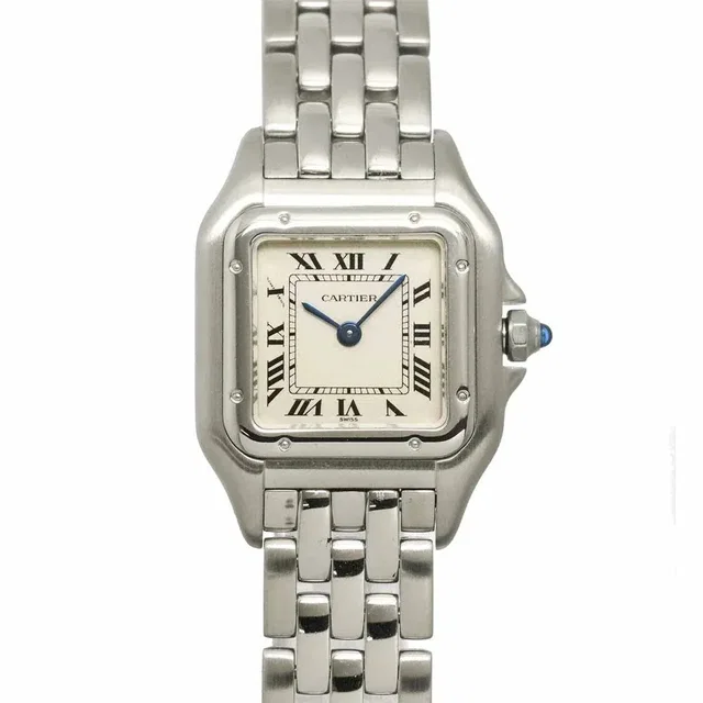 Cartier Panthere W25033P5 Quartz Cream Dial Ladies Watch in White from Luxury Promise