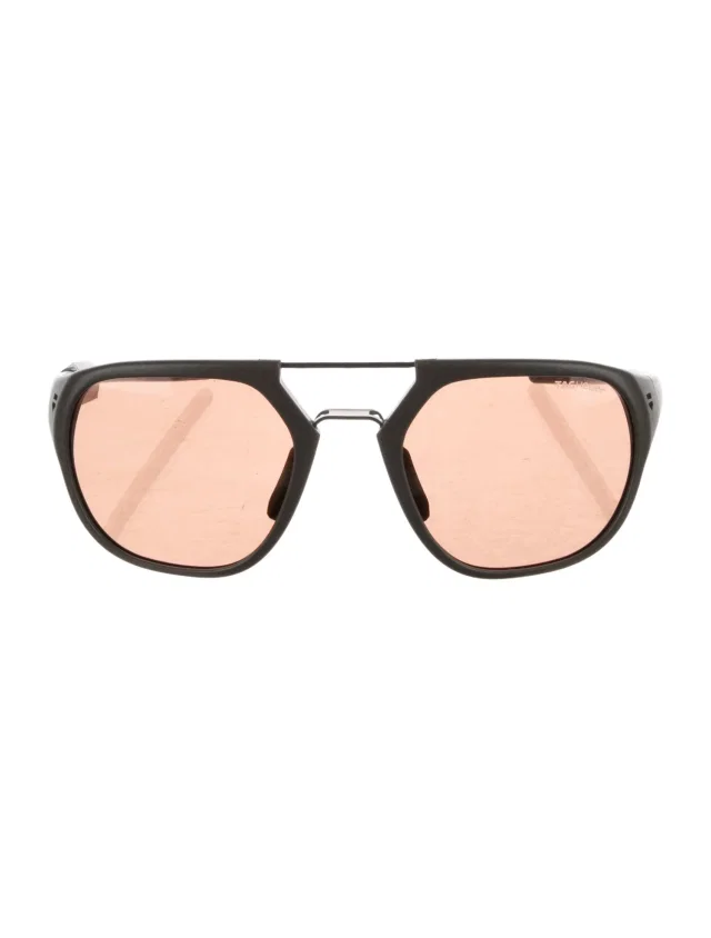TAG Heuer Oversize Tinted Sunglasses w/ Tags in gray from The RealReal
