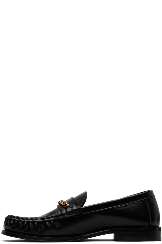 Ernest W. Baker Black Chain Loafers, photo 3 of 5 from SSENSE