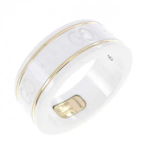 Gucci icon ring in Ceramic/750 from KOMEHYO