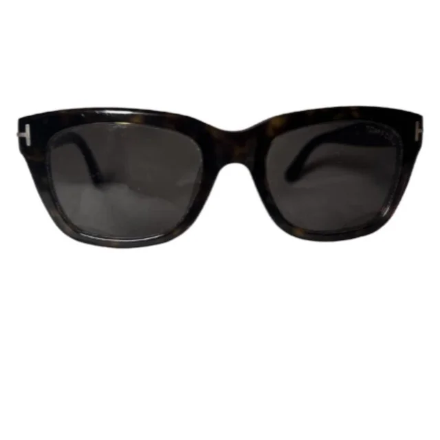 Tom Ford Men's Oversized Sunglasses - Brown/Black in red|black|brown from Depop, photo 1 of 1