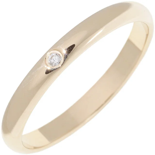 Cartier 1895 Wedding Ring Au750 Diamond Ring Size 53 from LuxUness