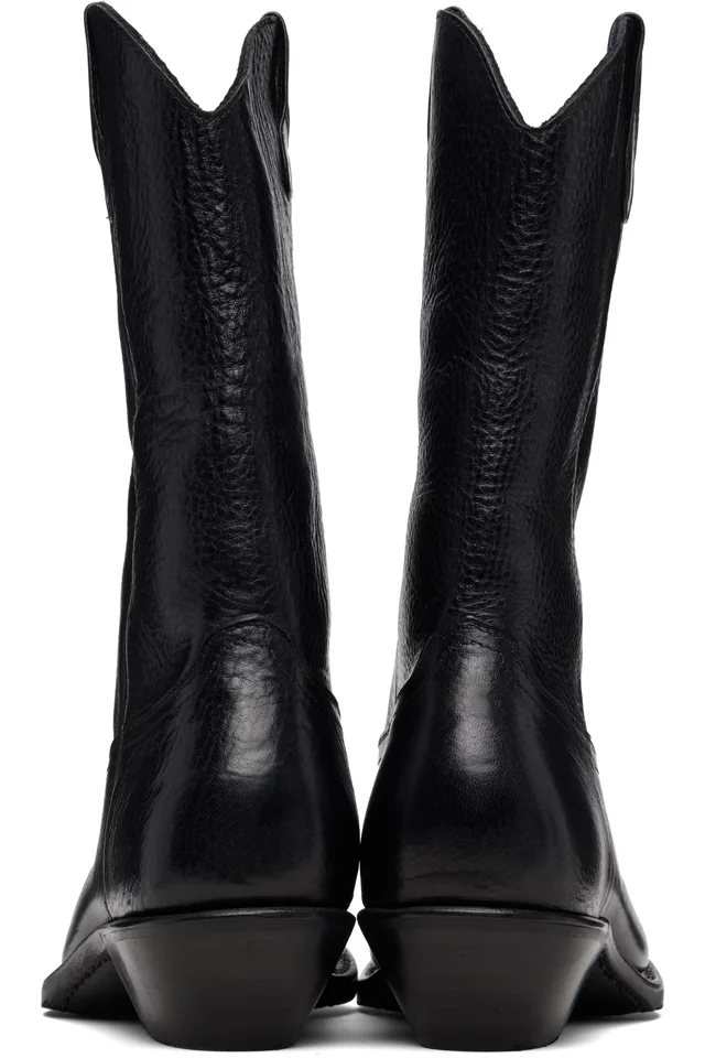 OUR LEGACY Black 'Consultant' Boots, photo 2 of 5 from SSENSE