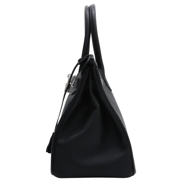 Hermès 2007 Birkin 30 Black in Black Epsom leather from VINTAGE QOO TOKYO, photo 5 of 15