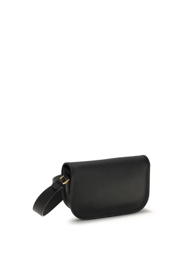 Valentino Garavani Antibes Shoulder Bag — Black Calf Leather in Black Calfskin from HEWI