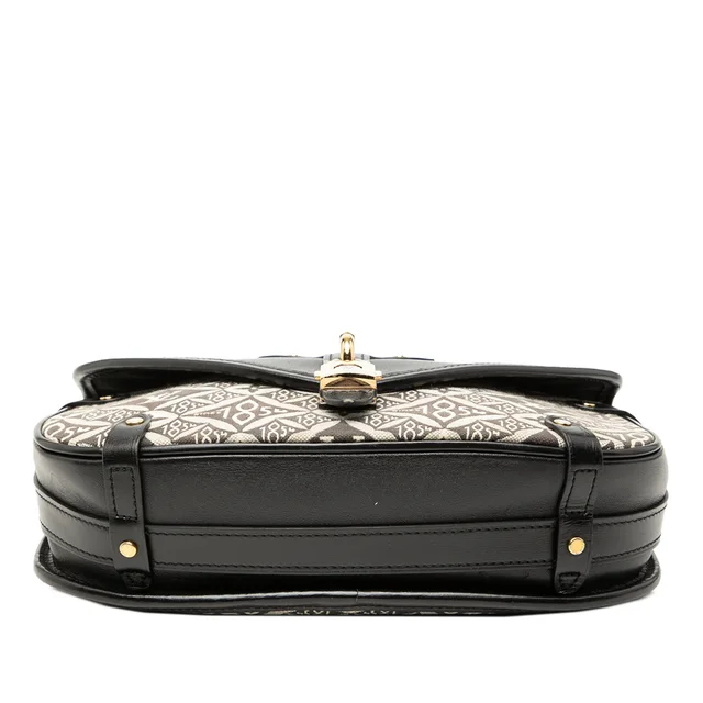 Black Louis Vuitton Since 1854 Neo Saumur MM Crossbody Bag in Black Canvas from Designer Revival, photo 2 of 2