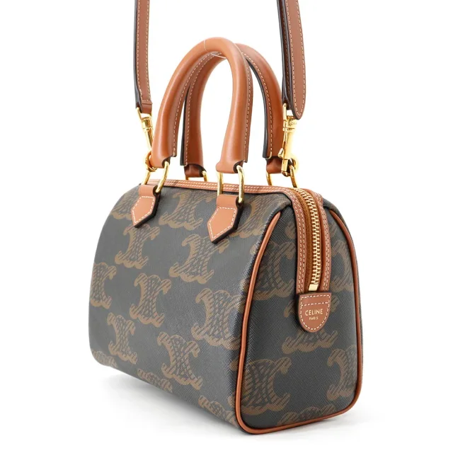 Celine Small Boston Tan113772 PVC Leather Size Small in Leather from GALLERY RARE, photo 2 of 15