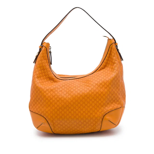 Orange Gucci Microguccissima Nice Shoulder Bag in Orange Leather from Designer Revival