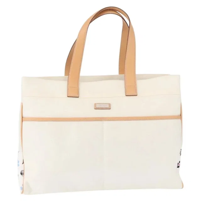 Burberry Black Label Canvas White Bag in Black Canvas from HEWI