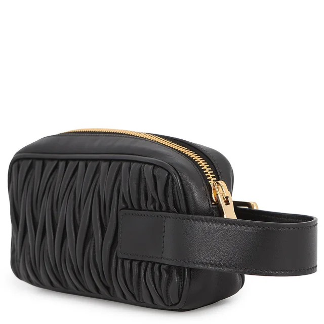 Miu Miu Materasse Clutch Bag Black5BF122_N88_F0002 Leather in Leather from GALLERY RARE, photo 2 of 2