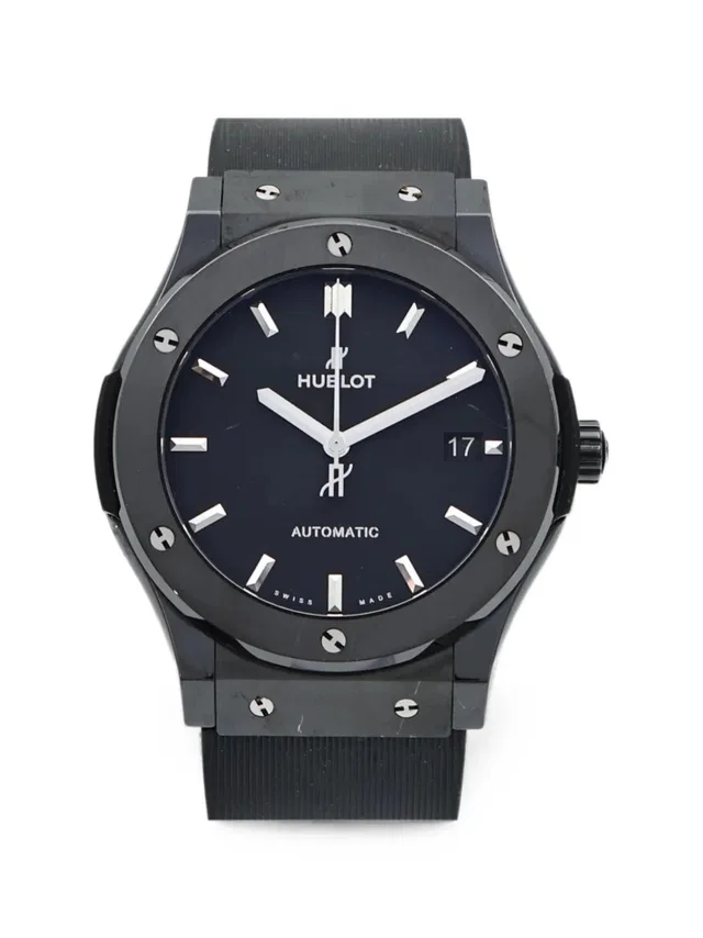 Hublot Classic Fusion ceramic 45mm watch - unisex - ceramic - One Size - Black in black Ceramic from Farfetch