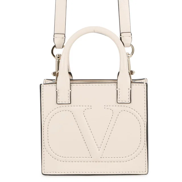 Valentino Garavani V Logo Walk 2WAY Bag Ivory1W5P0U56 Leather Size Mini in Leather from GALLERY RARE