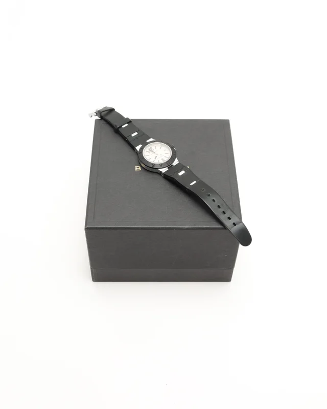 Bvlgari Diagono Aluminium 38mm Full Set 2001 Watch in Denim from A Retro Tale, photo 2 of 9