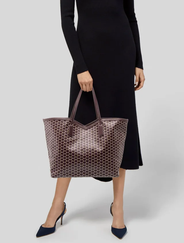 Moynat Tote in purple Canvas from The RealReal, photo 2 of 6
