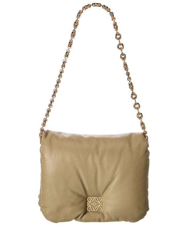 Loewe Goya Puffer Leather Shoulder Bag, image 1 of 1 from Gilt