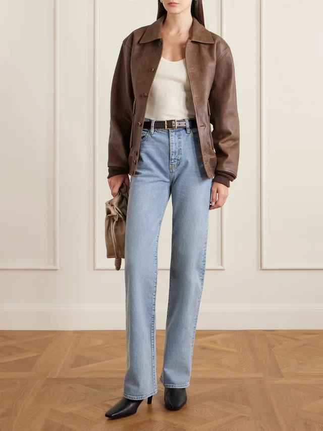 FRAME The Arrow high-rise flared jeans in Blue, photo 2 of 2 from NET-A-PORTER (Canada)