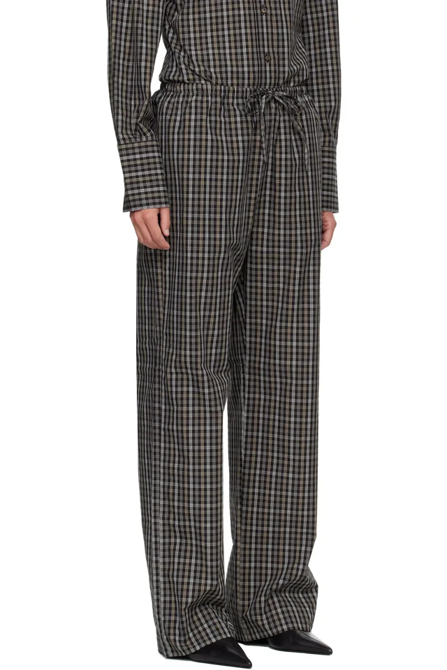 Róhe Black Relaxed-Fit Trousers, photo 2 of 4 from SSENSE