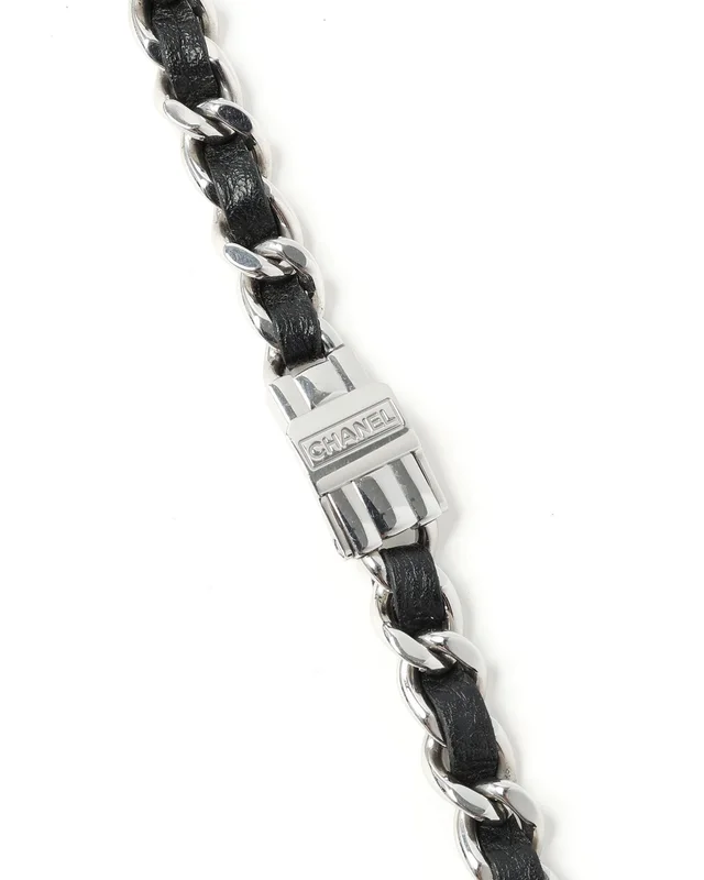 Chanel Première Chaîne 16mm Stainless Steel Black Dial Watch in Black from A Retro Tale, photo 4 of 9
