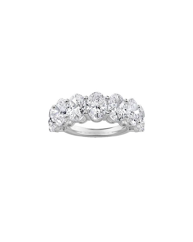Diana M Lab Grown Diamonds Diana M. Fine Jewelry 14K 3.63 ct. tw. Lab Grown Diamond Half-Eternity Ring, image 1 of 1 from Rue La La