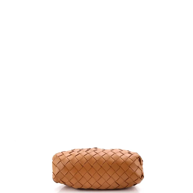 Bottega Veneta The Pouch Intrecciato Nappa Mini in brown|red Nappa leather from Rebag, photo 5 of 8