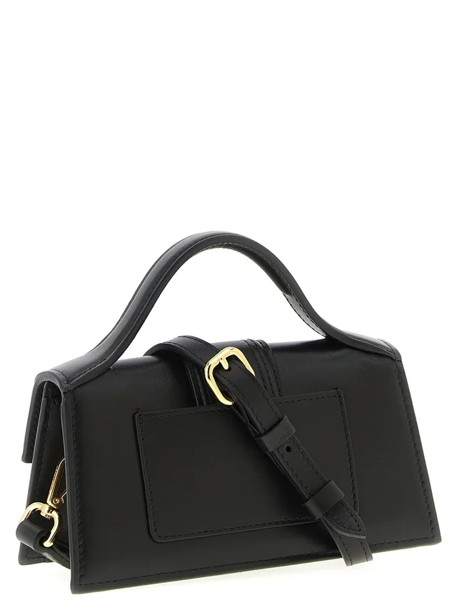 Jacquemus Le Bambino Top Handle Bag — Black in Black Leather from HEWI, photo 2 of 2