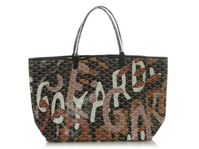 Goyard Pink Lettres Camouflage Saint-Louis GM in Pink Coated canvas from Ann's Fabulous Finds, photo 5 of 10