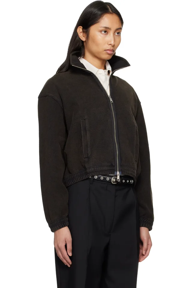 mfpen Brown Covet Full Zip Sweatshirt, photo 2 of 4 from SSENSE