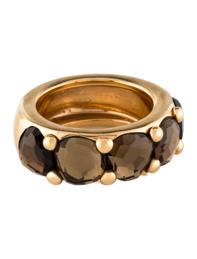 Pomellato 18K Smoky Quartz Narciso Band in multicolor from The RealReal