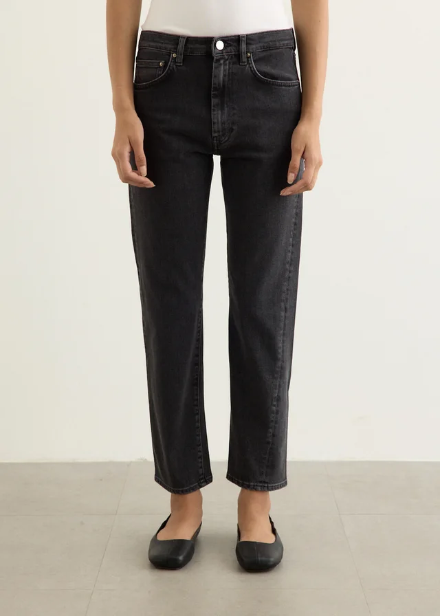 Toteme Twisted Seam Denim Jeans in Grey from Incu, photo 1 of 1