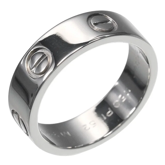 Cartier Love Pt950 Platinum Ring Size 52 from LuxUness
