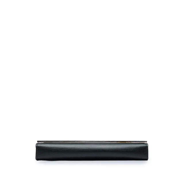 Black Louis Vuitton Epi Sevigne Clutch Shoulder Bag in Black Leather from Designer Revival, photo 2 of 2