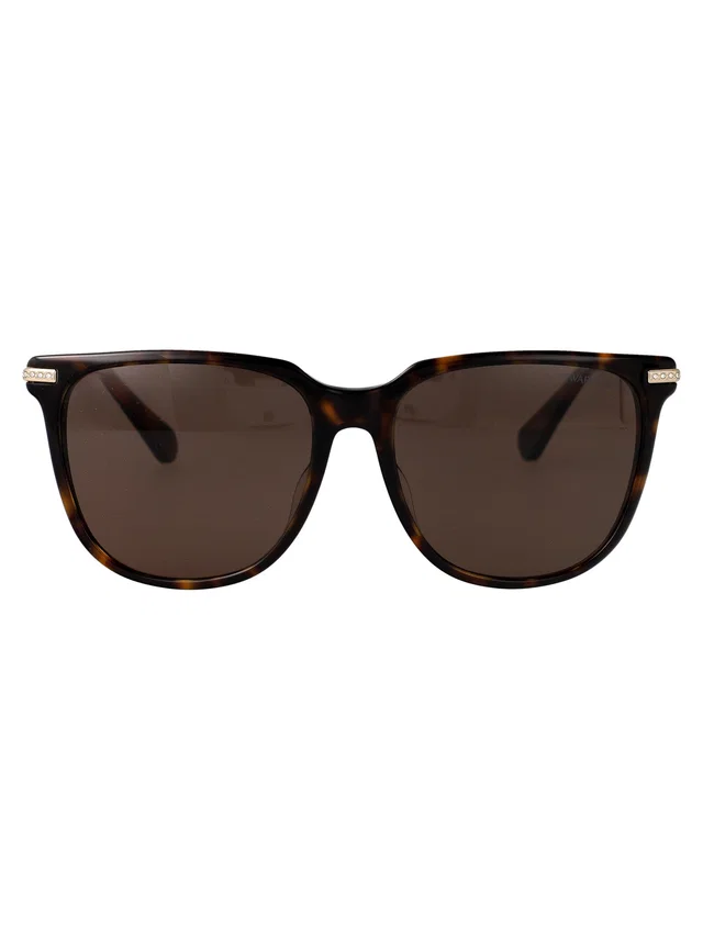 Swarovski 0sk6015d Tortoiseshell Acetate Sunglasses — Brown in Brown from HEWI