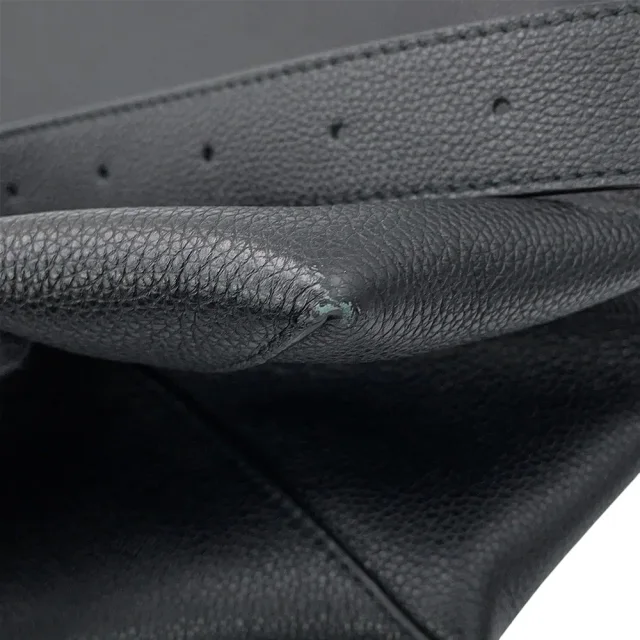 Balenciaga Credit Messenger Bag Black8062472ABCC1000 Soft Grained Calf Leather Size Large in Calfskin from GALLERY RARE, photo 11 of 15