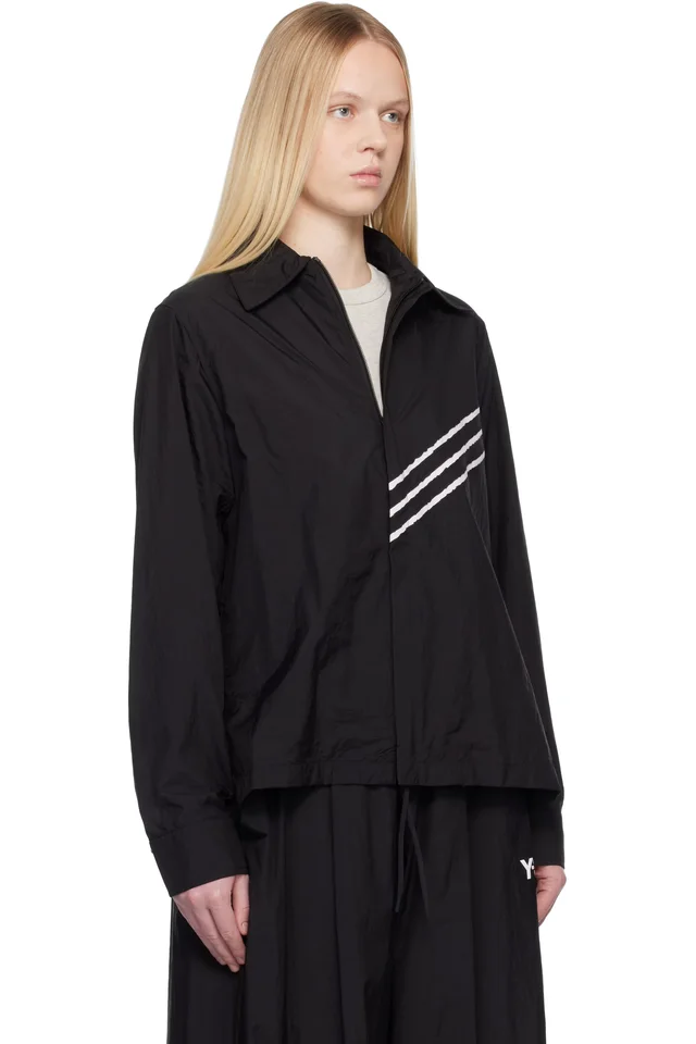 Y-3 Black 3S Shirt, photo 2 of 4 from SSENSE