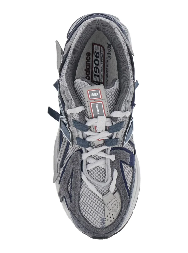 NEW BALANCE '1906A' blue Sneakers with Mesh Details and Rubber Sole in Synthetic Fabric Unisex in Blue 100% Synthetic/Mesh, photo 7 of 8 from Gaudenzi Boutique