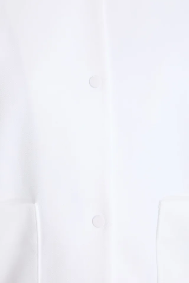 Vince. Cotton-Blend Gabardine Jacket in White, photo 4 of 4 from THE OUTNET