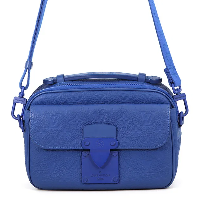 Louis Vuitton SPadlock messenger BlueM58488 Taurillon・Monogram from GALLERY RARE