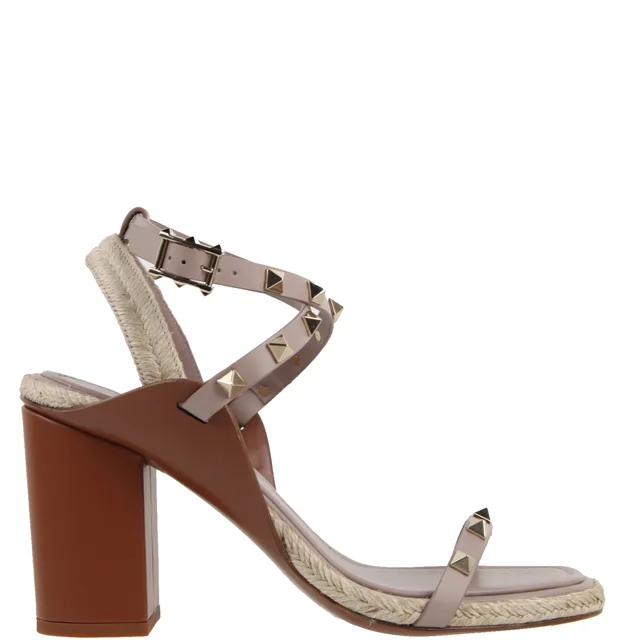 VALENTINO GARAVANI Espadrille Block 90 Sandal, Poudre from Cultstatus, photo 1 of 1
