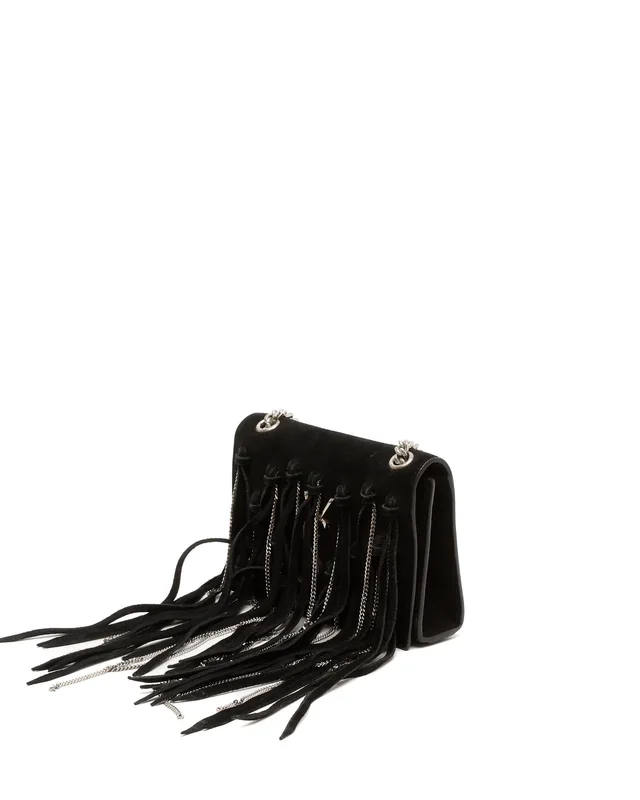 Saint Laurent Suede Fringe Kate Crossbody Bag in Suede from A Retro Tale, photo 2 of 7